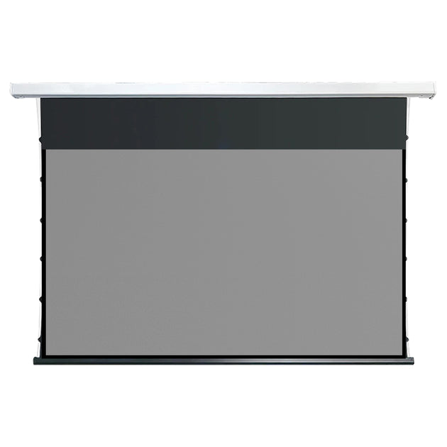 Wupro Cinema QuadraArc ALR Tensioned Smart Motorized Drop Down Projector Screen -Gray crystal