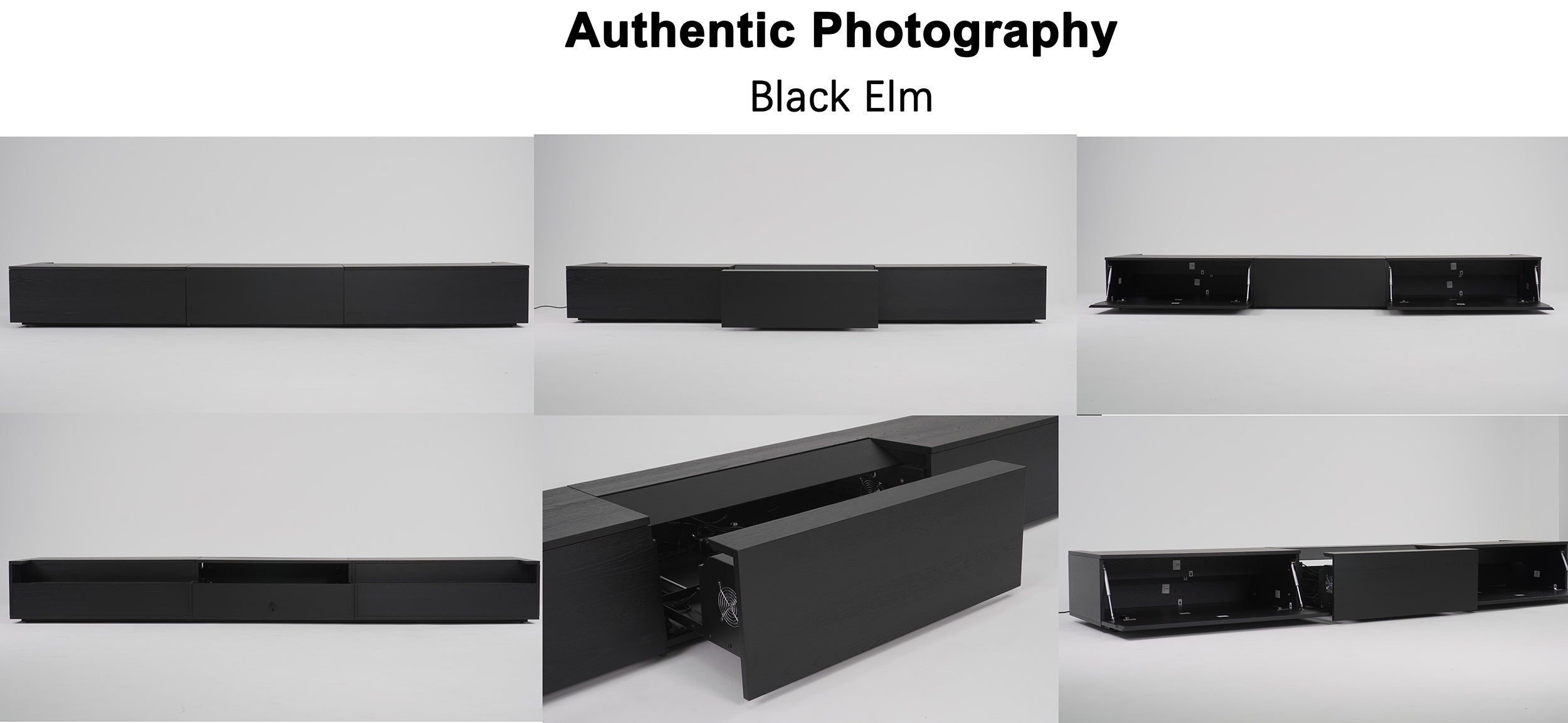 WUPRO BUY DR-580S Solid Wood Smart Laser TV Cabinet in Elm Finish – Real Photos & Detail Showcase