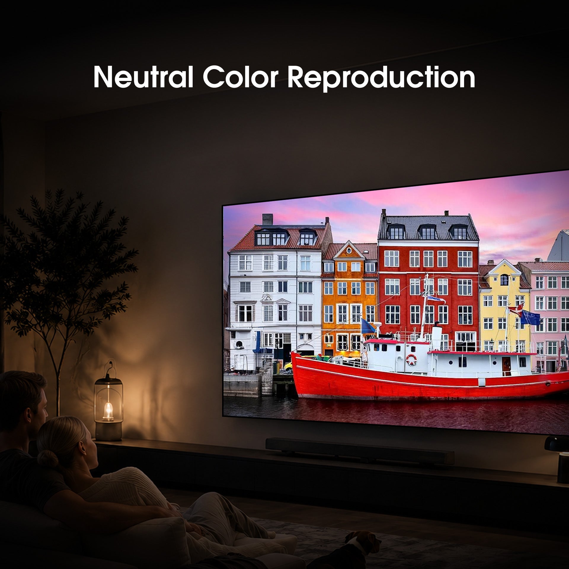 WUPRO Gallery G3A Acoustic Transparent Anti-Speckle Projector Screen with Natural Color Reproduction