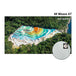 WUPRO G3A 4K Weave Acoustically Transparent Fixed Frame Projector Screen with Anti-RGB Laser Speckle Technology