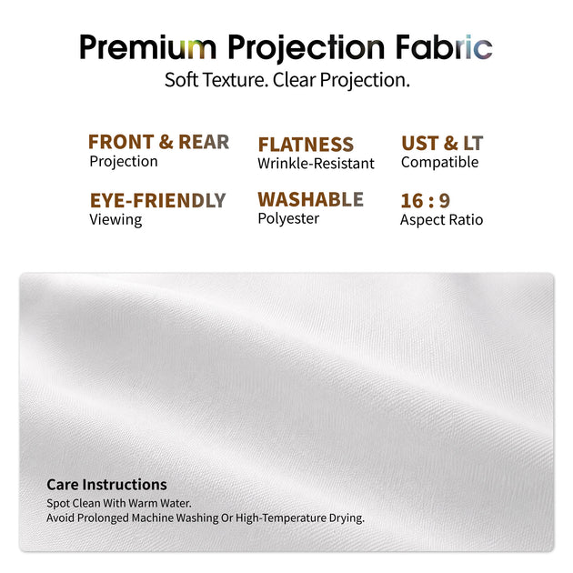WUPRO AirGO Outdoor Portable Inflatable Projector Screen with premium projection fabric for clear, vibrant images