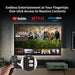 WEMAX S5 mini laser projector with Netflix,One-click access to massive contents