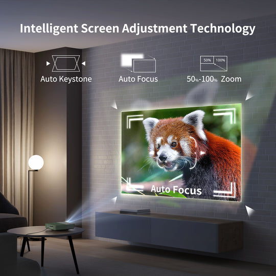 WEMAX S5 mini laser projector smart screen adjustmenst technology