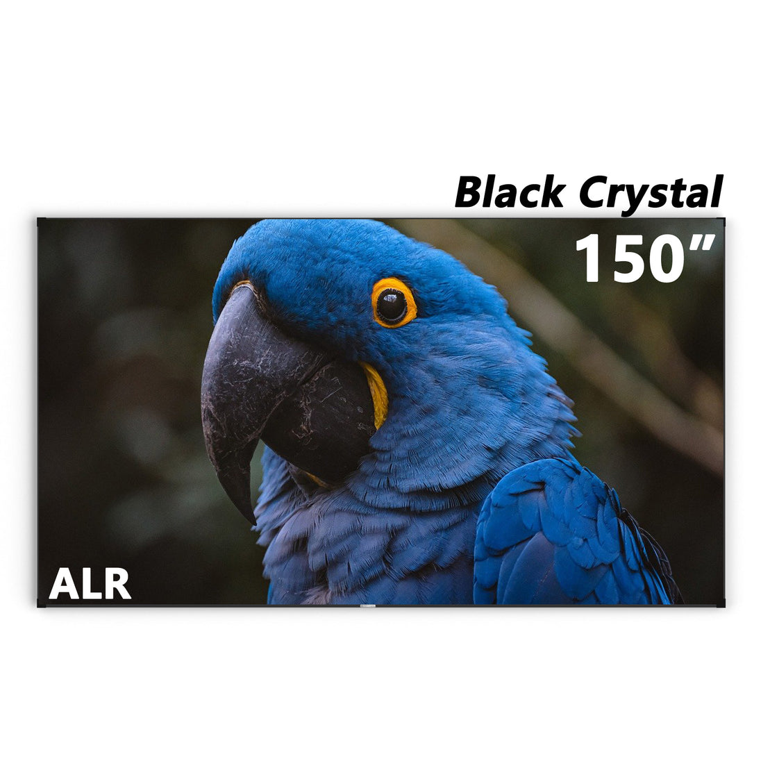 150inch seamless WUPRO black crystal alr Enhance contrast fixed frame screen for long throw projector
