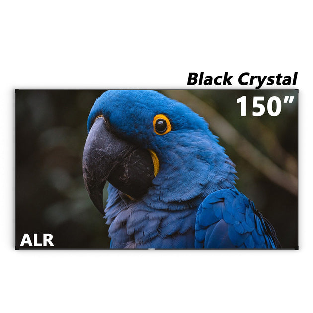 150inch seamless WUPRO black crystal alr Enhance contrast fixed frame screen for long throw projector