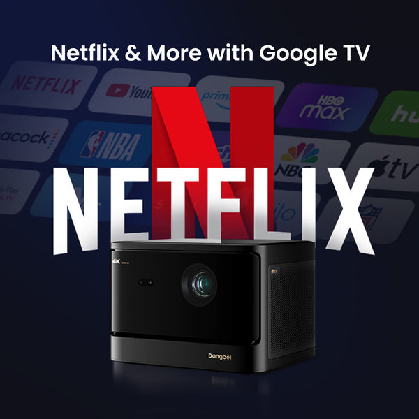 Google TV with built-in Netflix and access to YouTube, Prime Video, Hulu, and Disney+