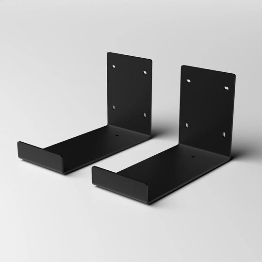 WUPRO Cinema Wall Brackets For LeApex Floor Rising Screen（black Bracket)