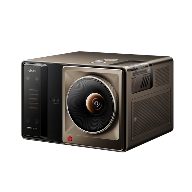 Vidda C5 Master 4K projector side angle, 6800 CIVA lumens tri-color laser