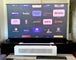 WUPRO Cinema Eterna Series premium solid wood smart laser TV cabinet with UST floor rising screen real-life photo