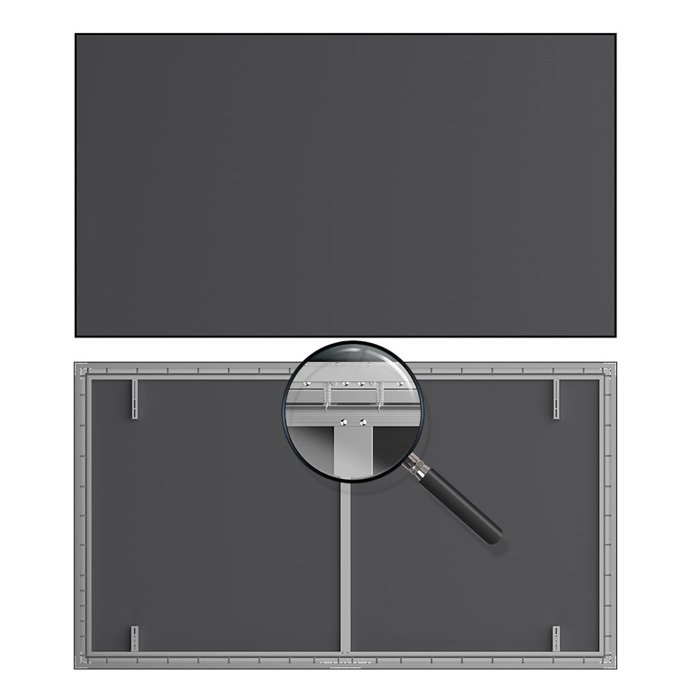 fixed frame screen pantalla de proyección  for UST proyector