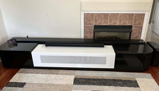 WUPRO Cinema Eterna Series – Premium Solid Wood Smart Laser TV Cabinet with UST Floor-Rising Screen | Real Product Photos