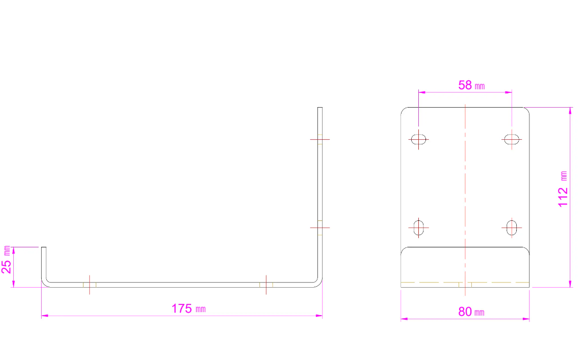 WUPRO LeApex CBSP ALR CLR Floor rising screen Wall Mounting: Install wall mount accessories size