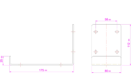 
 WUPRO LeApex CBSP ALR CLR Floor rising screen Wall Mounting: Install wall mount accessories size