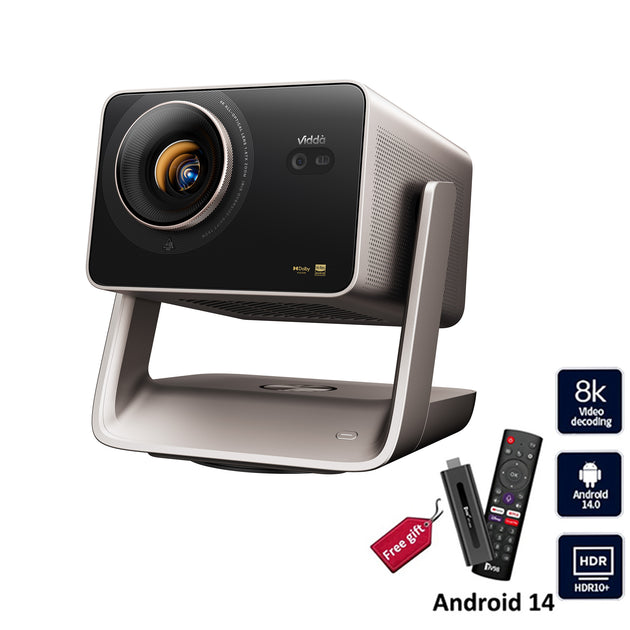 Vidda C5 Ultra 4K Tri-Color Laser Projector Side View