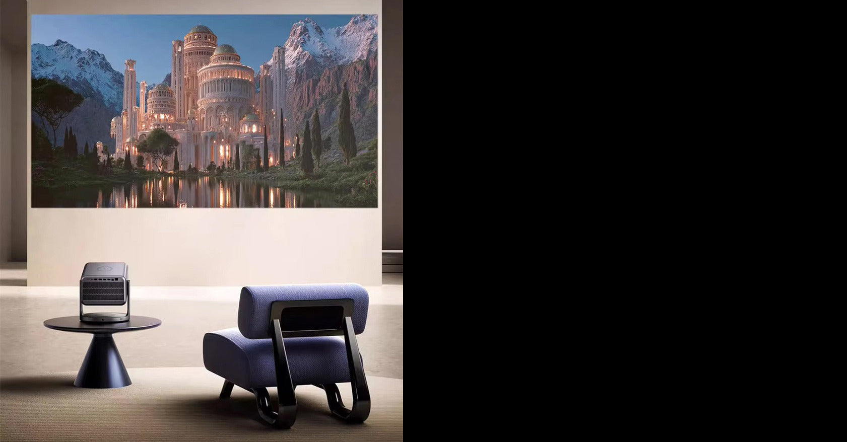 Vidda C3 Pro Tri-color 4K Laser Projector, True 2800 CVIA lumens, enjoy clear viewing in any lighting