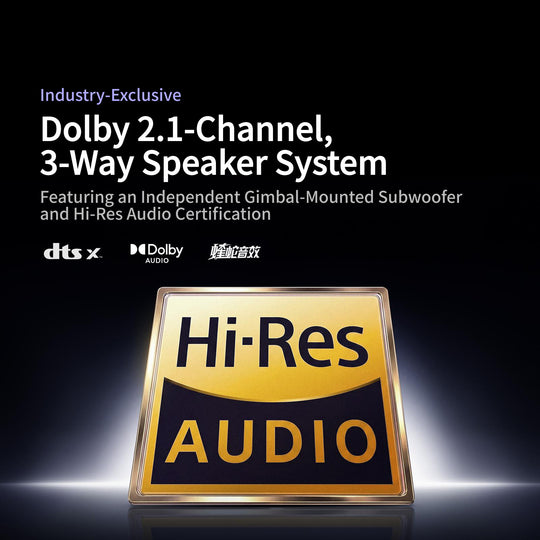 Vidda C5 Ultra Projector with Dolby 2.1-Channel 3-Way Speakers, Independent Subwoofer and Hi-Res Audio