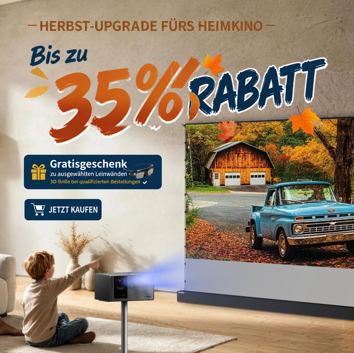 WUPRO BUY Herbst-Sale mit bis zu 35 % Rabatt