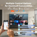 WUPRO LeApex CBSP CLR UST floor rising projector screen with smart voice control, compatible with Alexa, Google Assistant, and Tuya home automation.