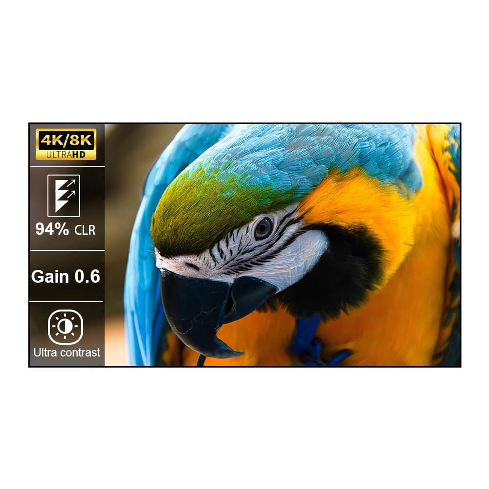 WUPRO Cinema CBSP ultra contrast alr clr ust fixed frame screen for ust projector