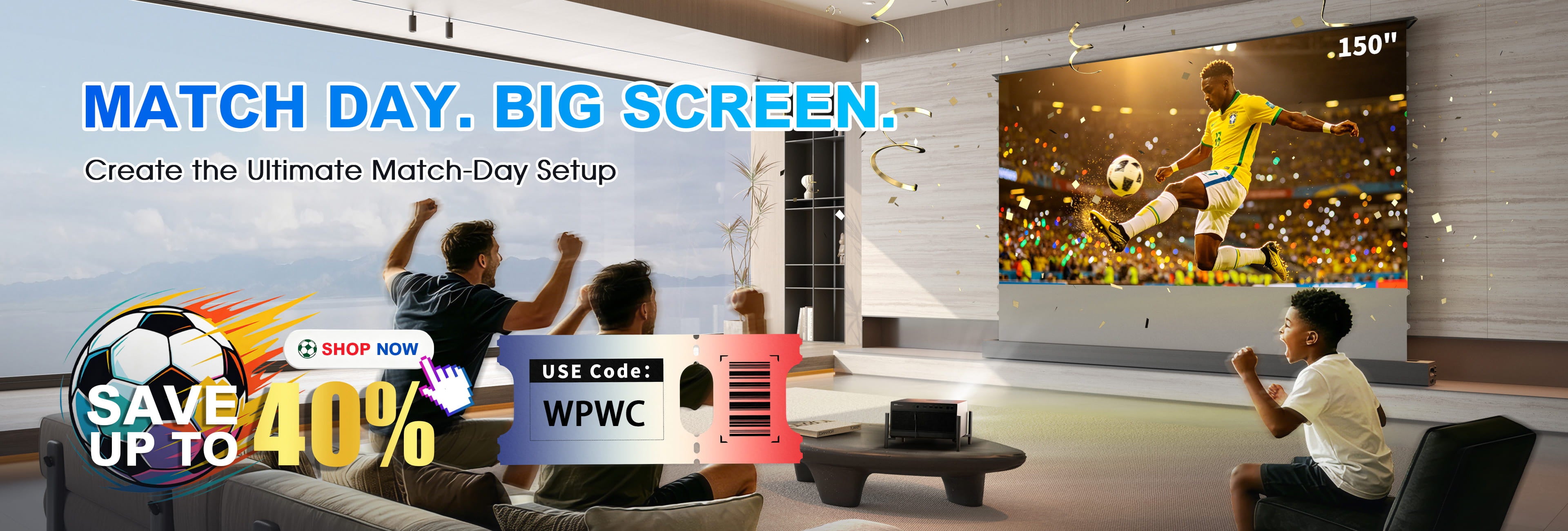 WUPROBUY World Cup Deals – Save Up to 40% & Complete Your Ultimate Xgimi Titan Noir Max Setup