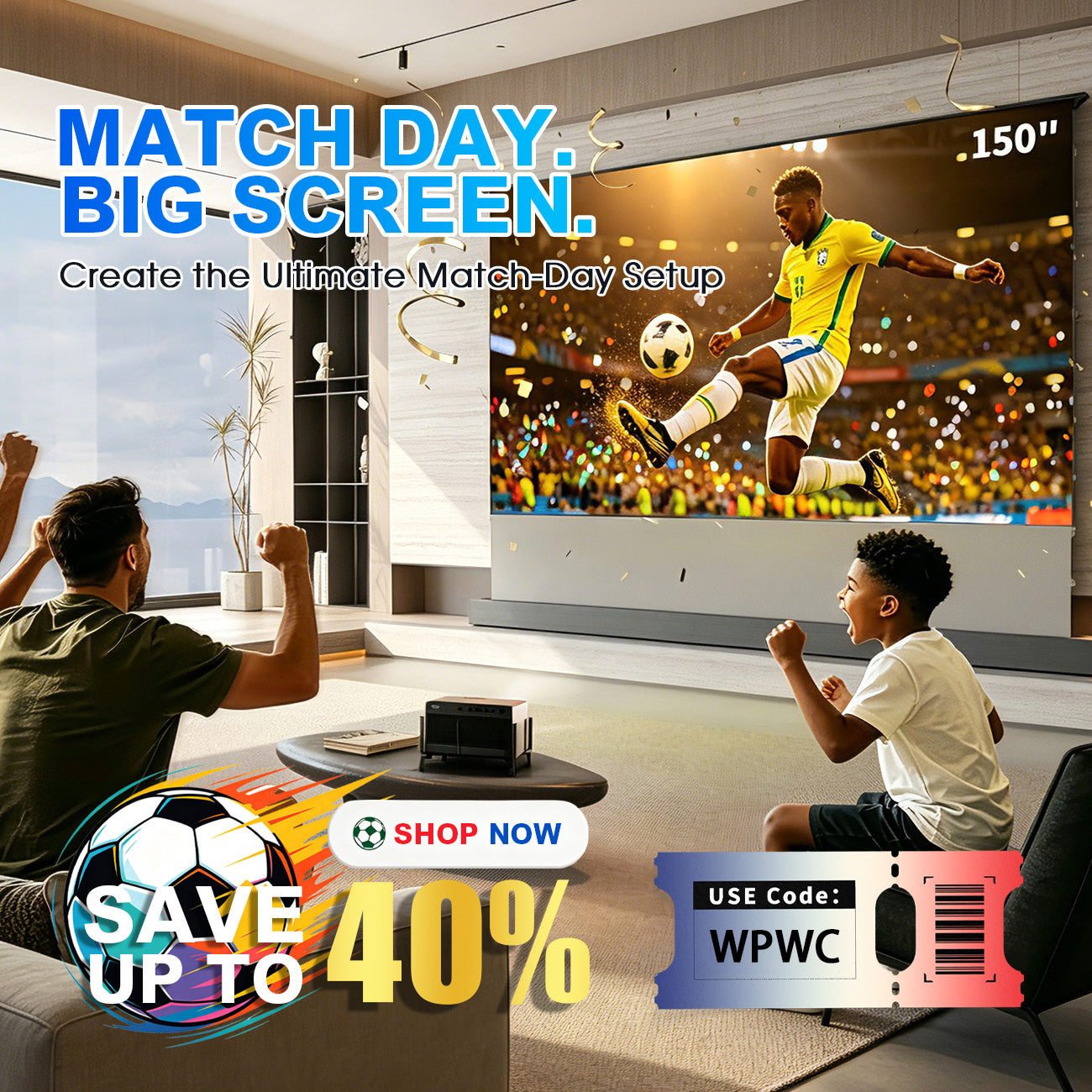 WUPROBUY World Cup Deals – Save Up to 40% & Complete Your Ultimate Xgimi Titan Noir Max Setup