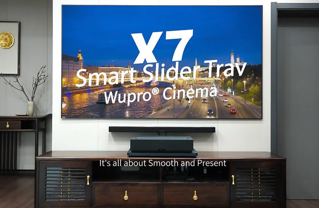Formovie theater with WUPRO Cinema X7 smart slider tray